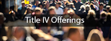 Picture for category 506 C live offering mode and is actively accepting Title IV investments